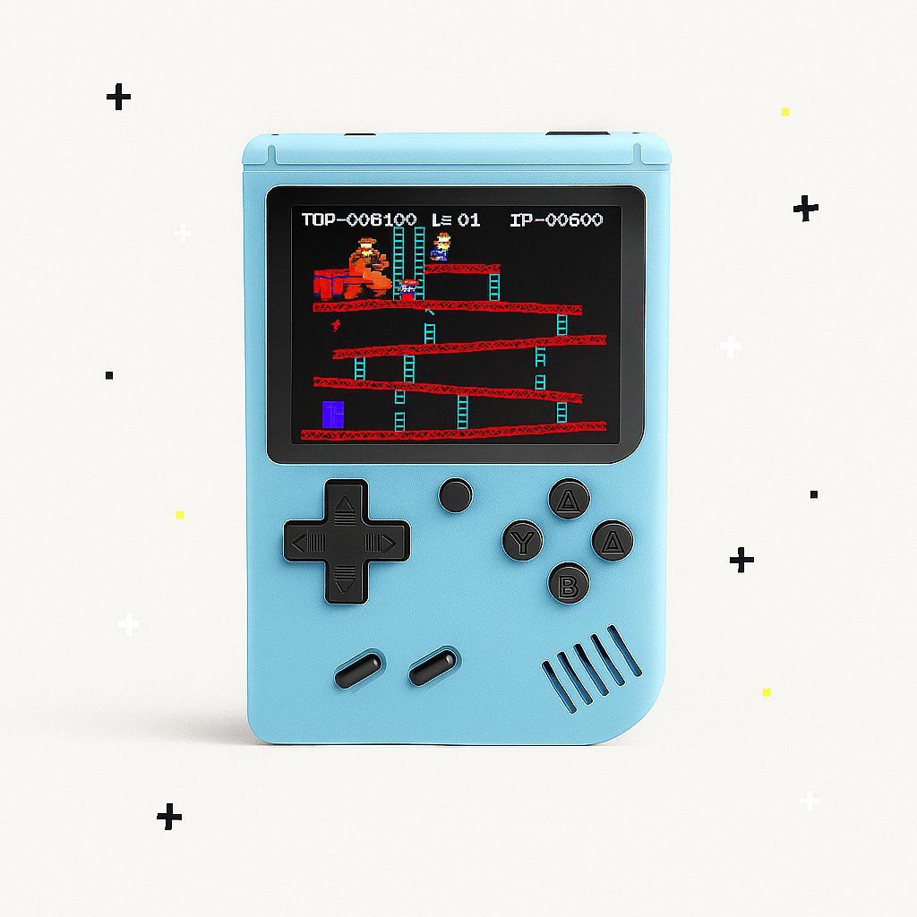 RetroRush Mini Console – 400 Classic Games
