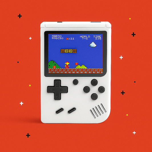 RetroRush Mini Console – 400 Classic Games