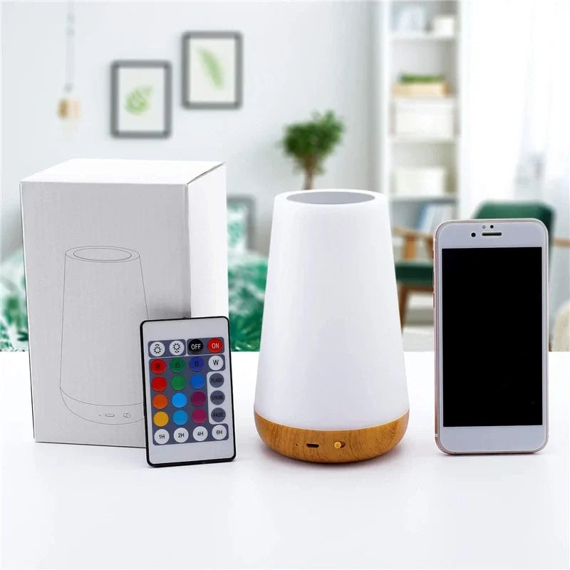 Magic Touch Night Light - RGB LED, Touch & Remote Dimmable