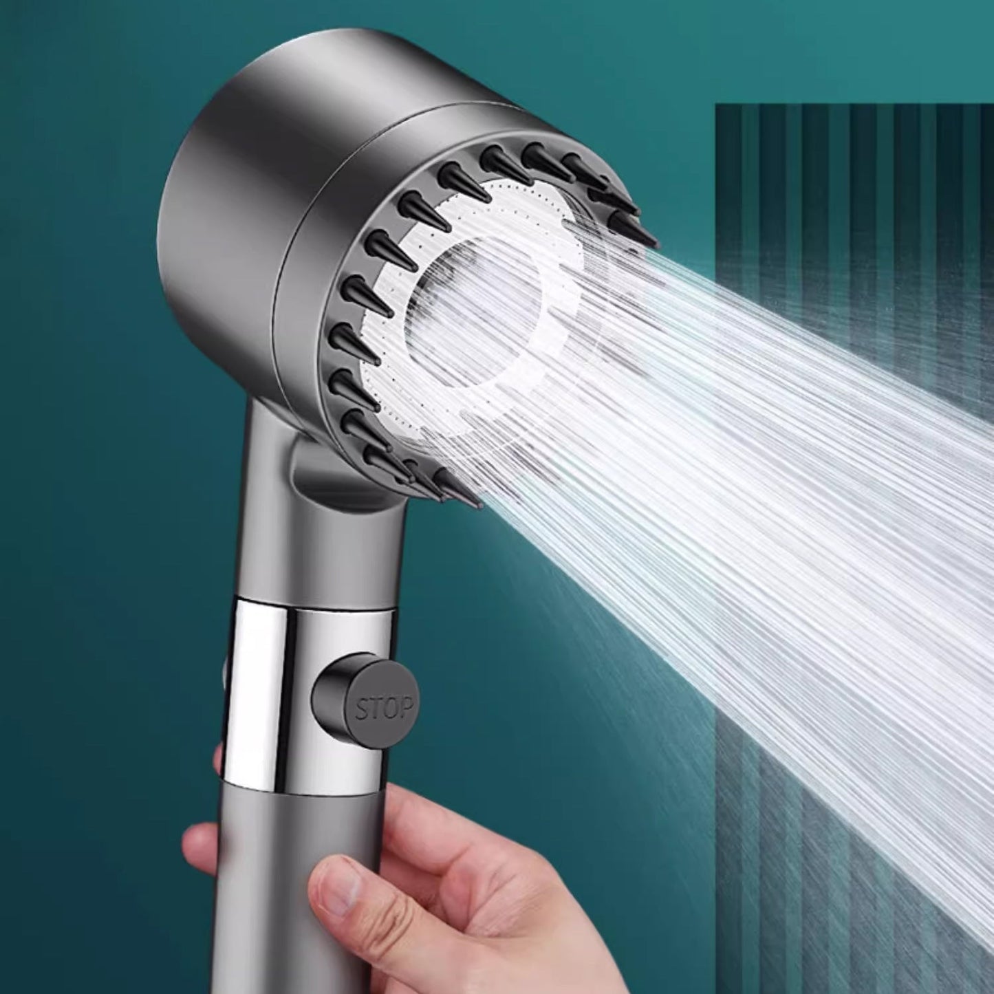 PowerFlow High Pressure Showerhead | Boosts Water Pressure