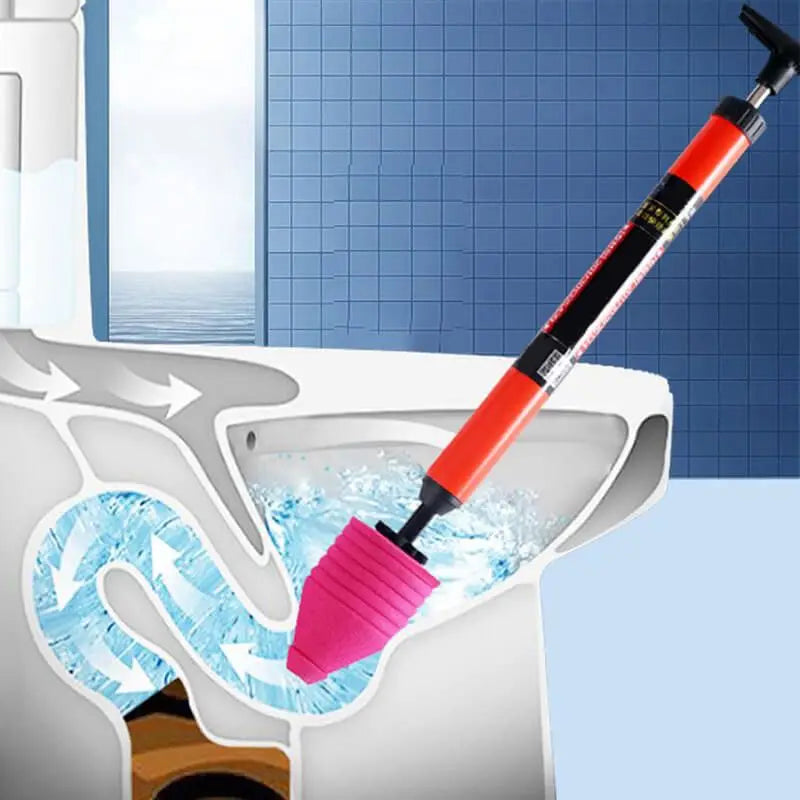 TurboFlush Toilet Plunger - Drain Blaster for Sink, Toilet & Shower Clogs
