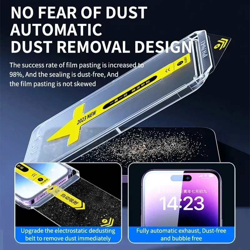 ShieldView Glass Screen Protector – Easy Self-Install, Privacy Screen for Phones