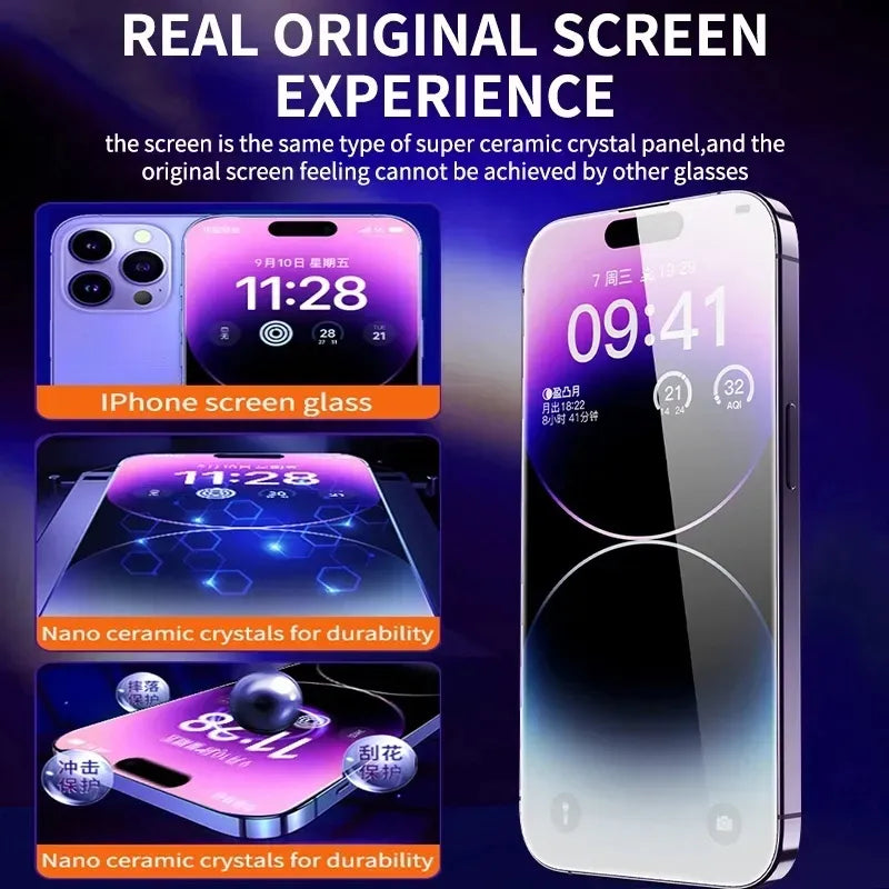 ShieldView Glass Screen Protector – Easy Self-Install, Privacy Screen for Phones