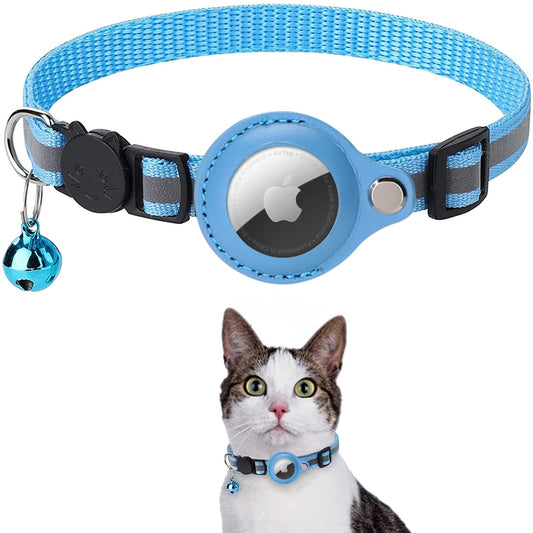 PawLocator Cat Tracking Collar - AirTag Compatible with GPS Holder