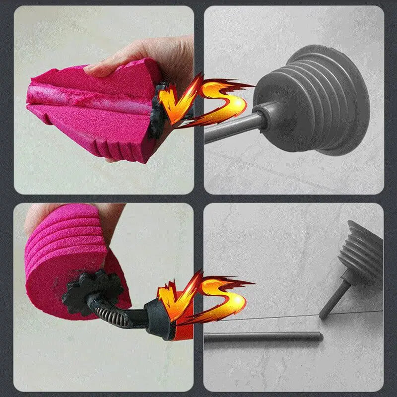 TurboFlush Toilet Plunger - Drain Blaster for Sink, Toilet & Shower Clogs