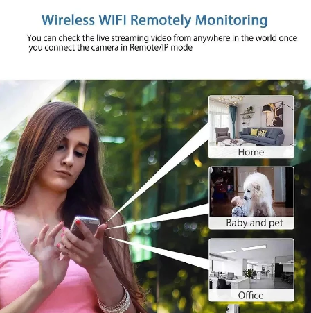 Waterproof HD Mini Camera With Night Vision and Wide Angle Lens WiFi 1080P
