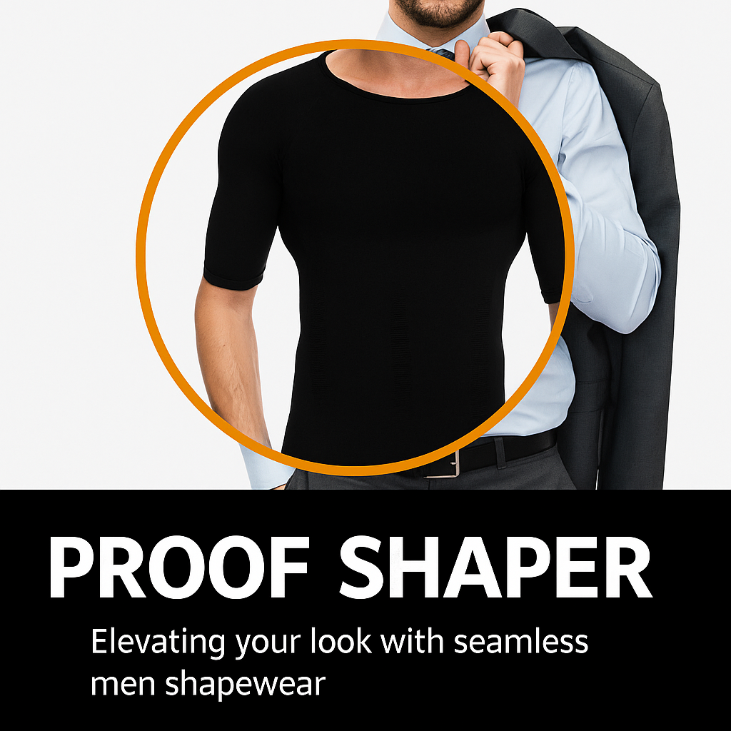 SculptMen Men's Body Shaper Slimming T-Shirt