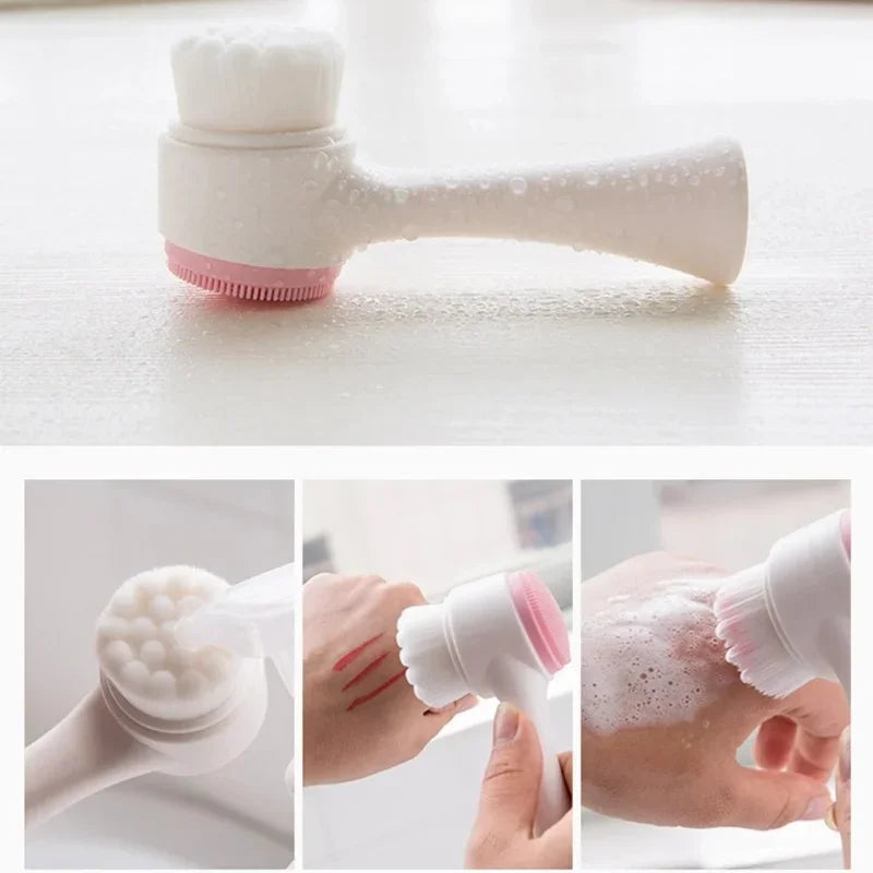SilkGlow 3D Silicone Face Cleanser & Exfoliator