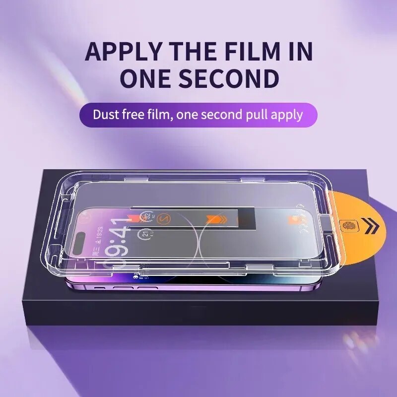 ShieldView Glass Screen Protector – Easy Self-Install, Privacy Screen for Phones