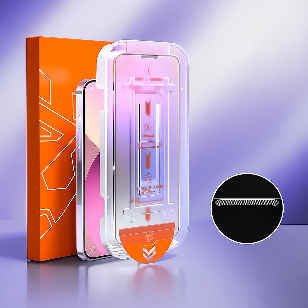ShieldView Glass Screen Protector – Easy Self-Install, Privacy Screen for Phones