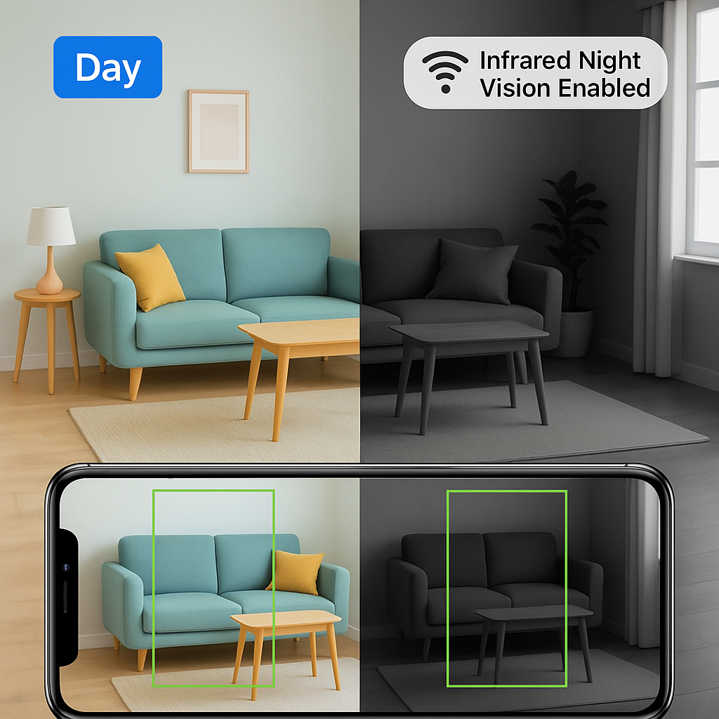 Tech Mini Wireless Hidden Camera and Audio - Tiny Surveillance