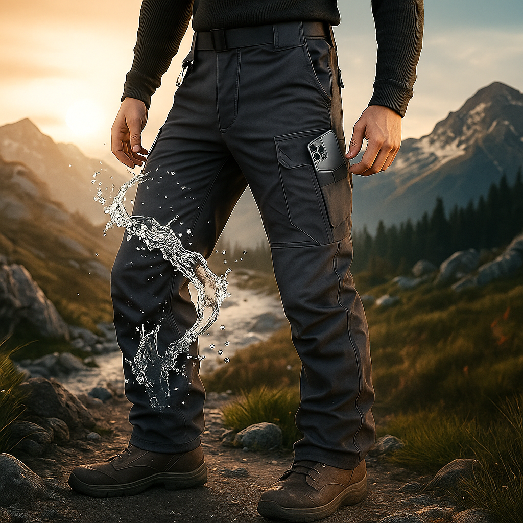 Waterproof Work Pants for Men - Fleece Lined Hiking and Outdoor Pants