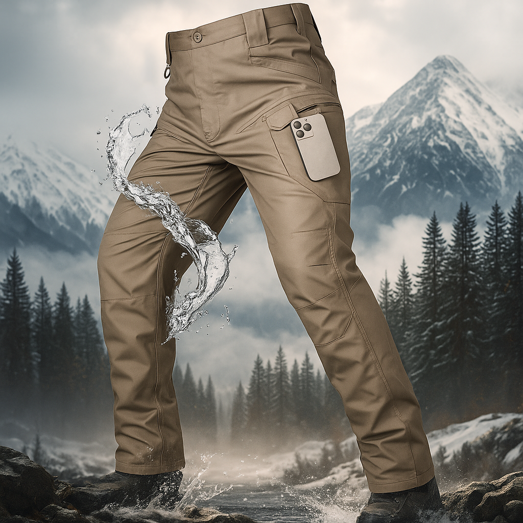 Waterproof Work Pants for Men - Fleece Lined Hiking and Outdoor Pants