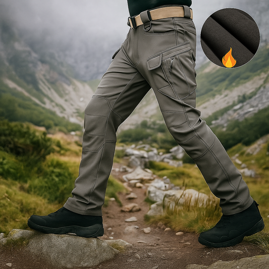 Waterproof Work Pants for Men - Fleece Lined Hiking and Outdoor Pants