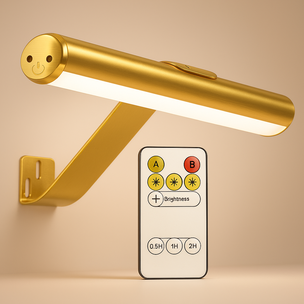 Wireless Rechargeable LED Light – For Picture Frames, Reading & Wall Use
