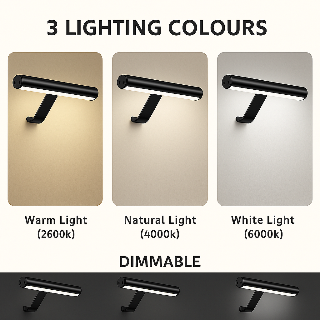 Wireless Rechargeable LED Light – For Picture Frames, Reading & Wall Use