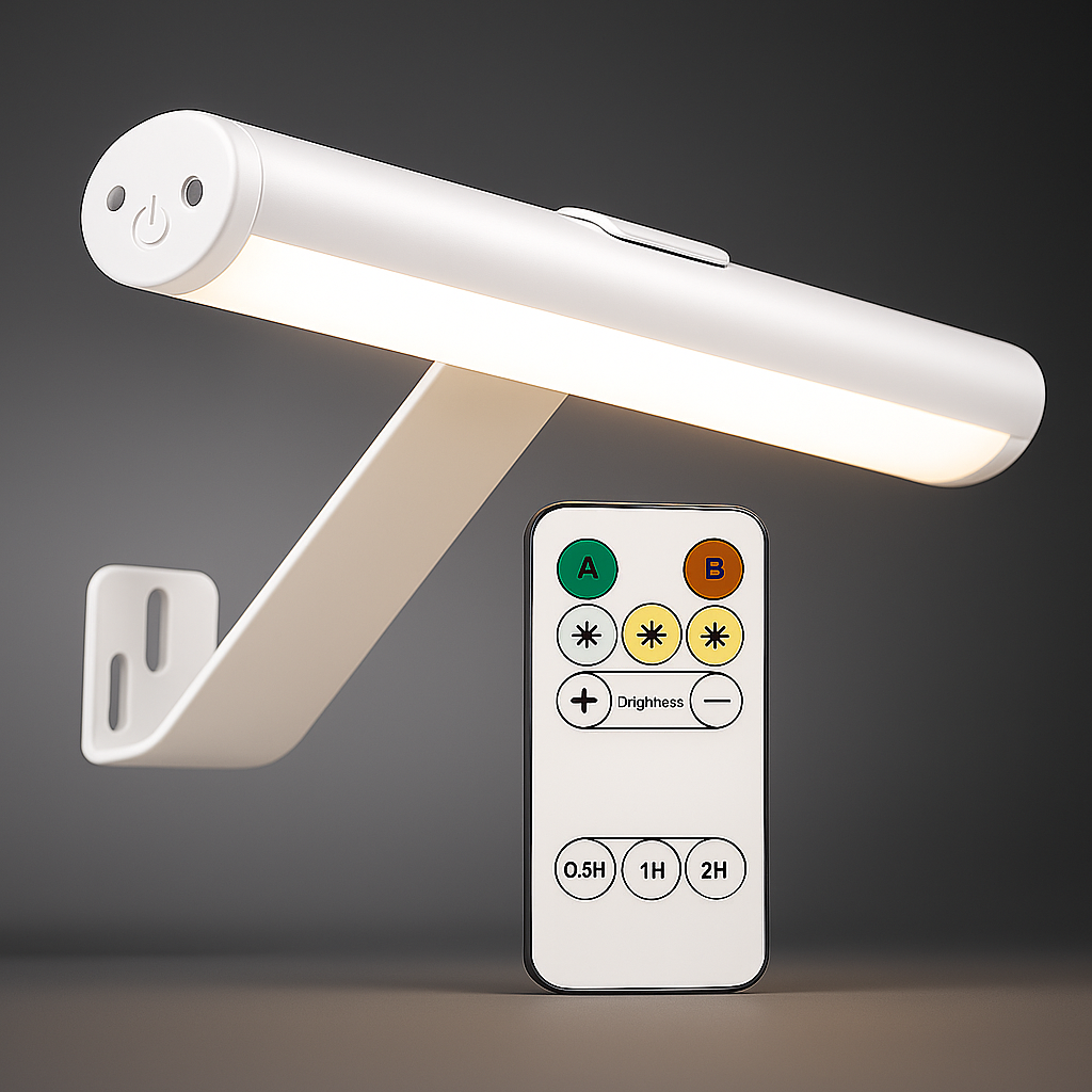 Wireless Rechargeable LED Light – For Picture Frames, Reading & Wall Use