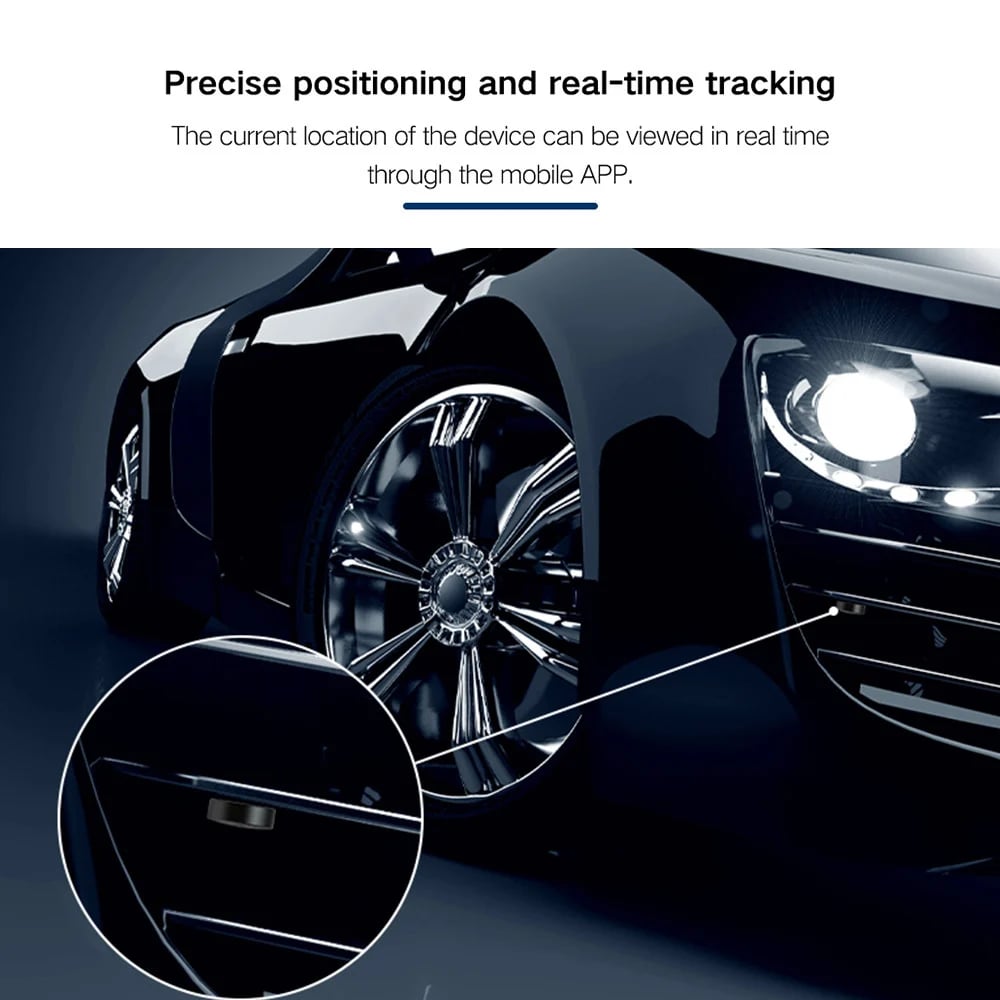 Magnetic GPS Tracker for Cars and Vehicles - Loss Prevention with Strong Magnetic Hold