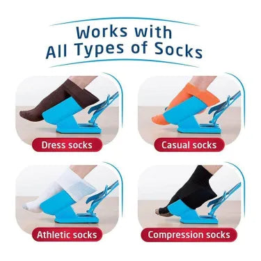 Sock Slider Aid Tool - Sock Helper for Seniors & Limited Mobility