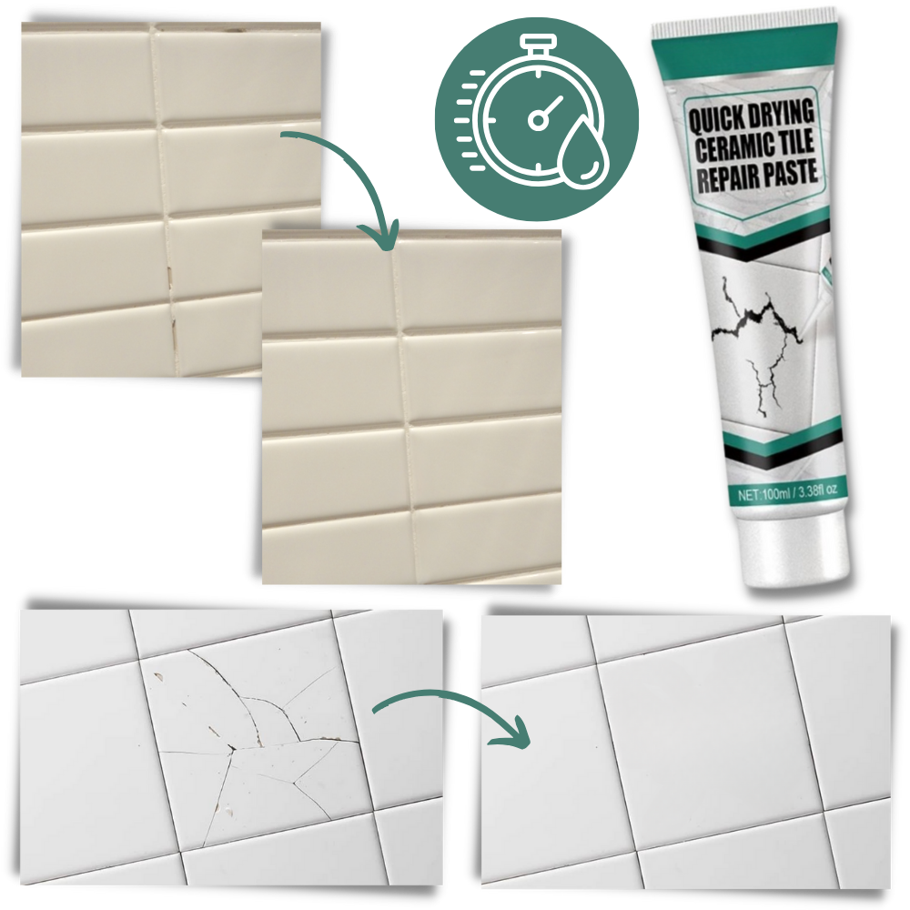 Ceramic Repair Paste Kit - Smooth Finish