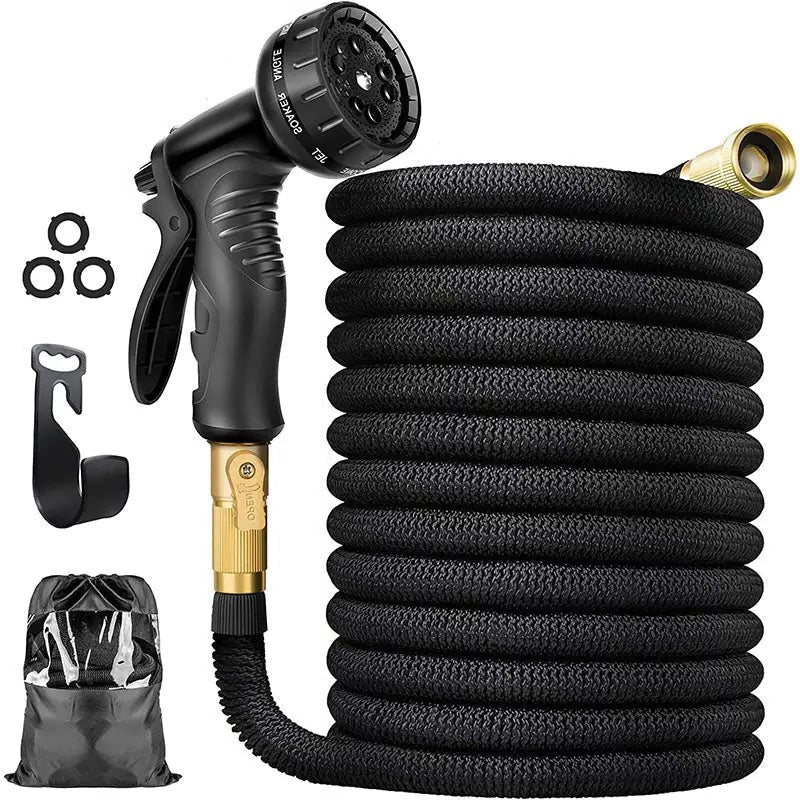Expandable Garden Water Hose (7.6m–22.9m) – Leakproof & Tangle-Free Design