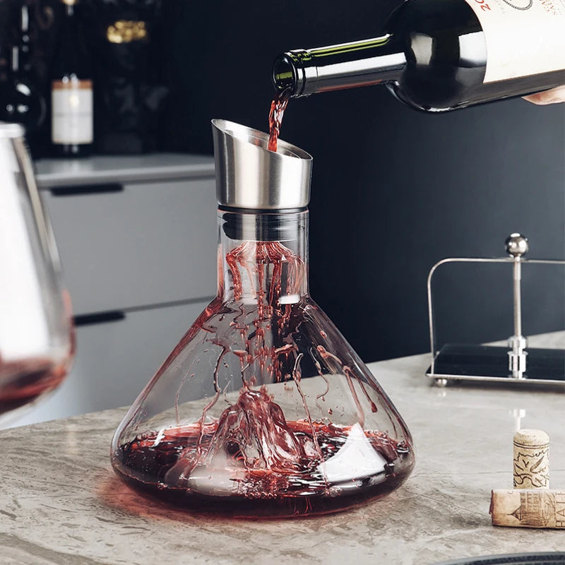 Premium Wine Decanter With Aerator - 1500ml