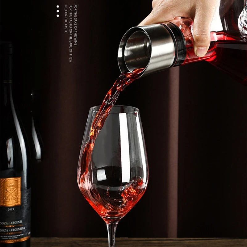 Premium Wine Decanter With Aerator - 1500ml