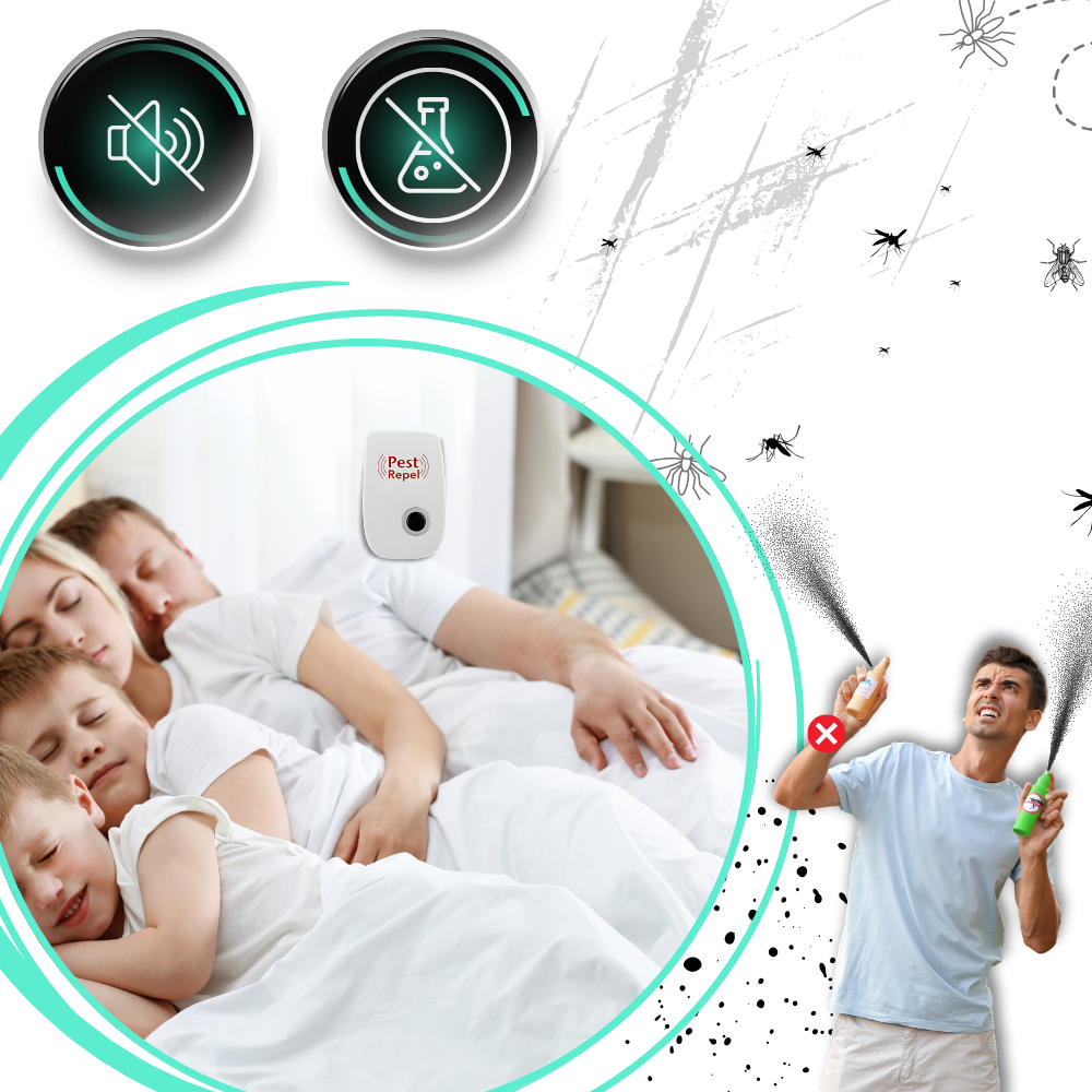 PestReject Ultrasonic Pest Repeller - Energy-Efficient