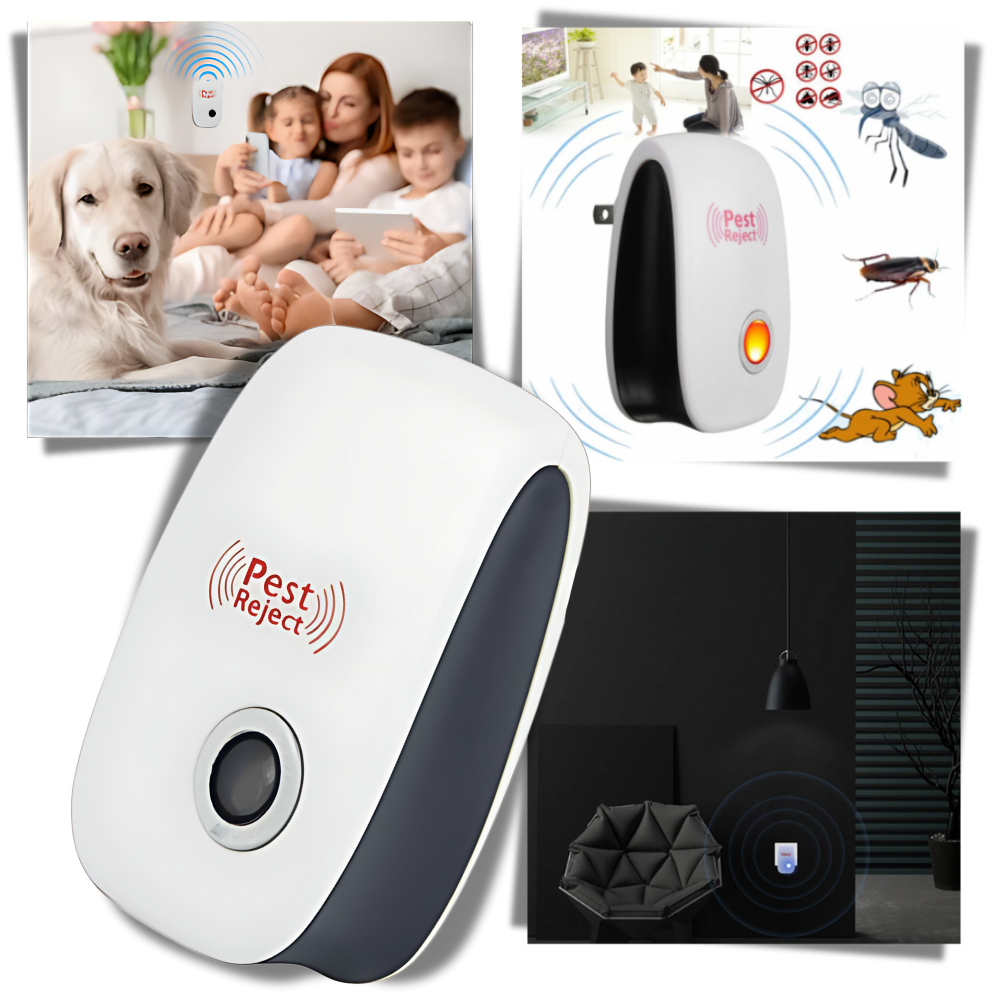PestReject Ultrasonic Pest Repeller - Energy-Efficient