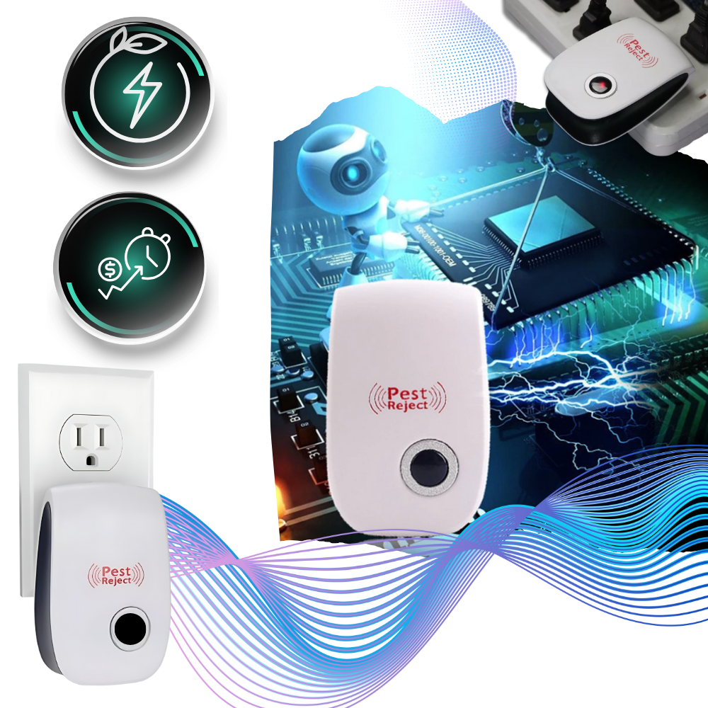 PestReject Ultrasonic Pest Repeller - Energy-Efficient