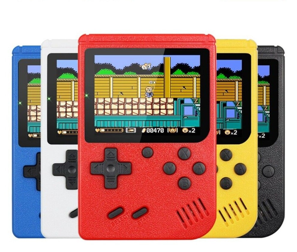 RetroRush Mini Console – 400 Classic Games