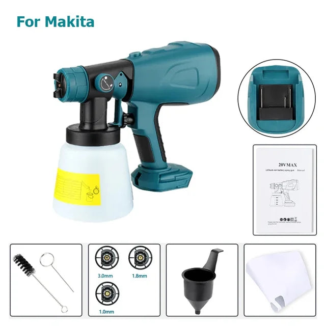 VersaSpray Universal Paint Sprayer β Spray Paint Anywhere (Battery-Compatible)