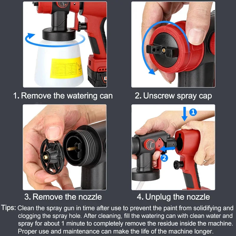VersaSpray Universal Paint Sprayer β Spray Paint Anywhere (Battery-Compatible)