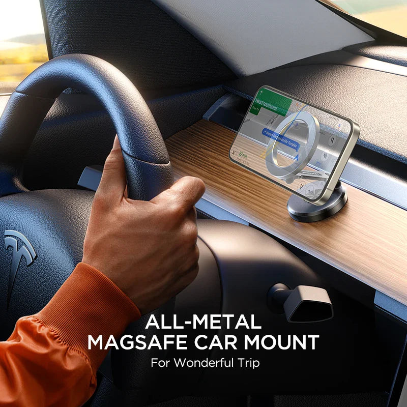 AutoGrip Car Phone Holder - Magnetic, 360° Rotation Design