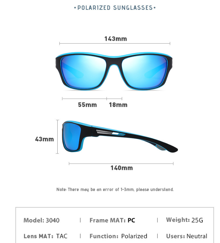 Men's Outdoor Sunglasses – Polarized & Anti-Glare for Sports