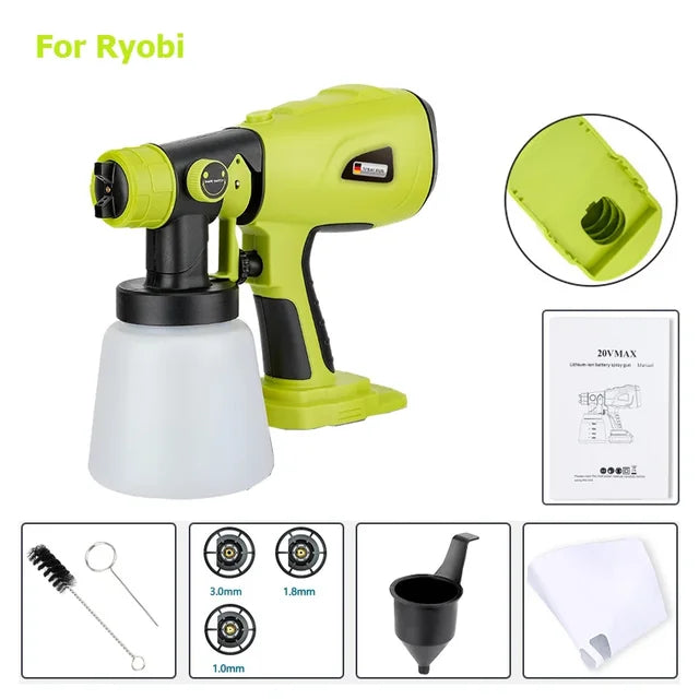 VersaSpray Universal Paint Sprayer β Spray Paint Anywhere (Battery-Compatible)