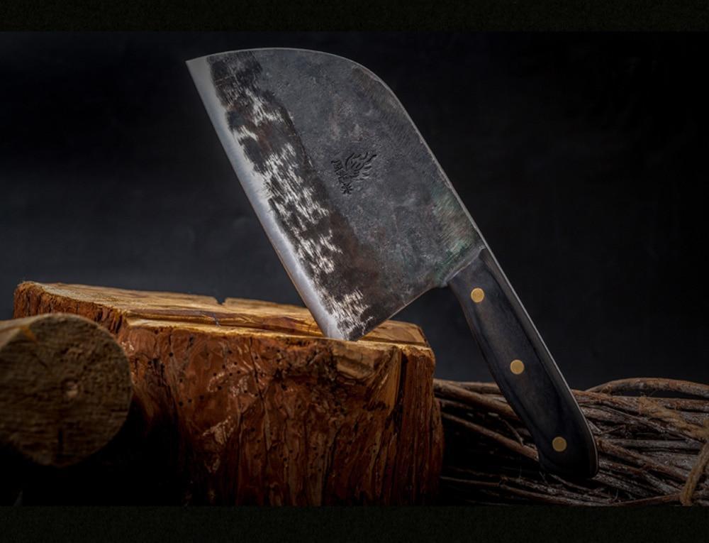 Hunters Signature Serbian Chef Knife | Hand-Forged, Culinary Precision