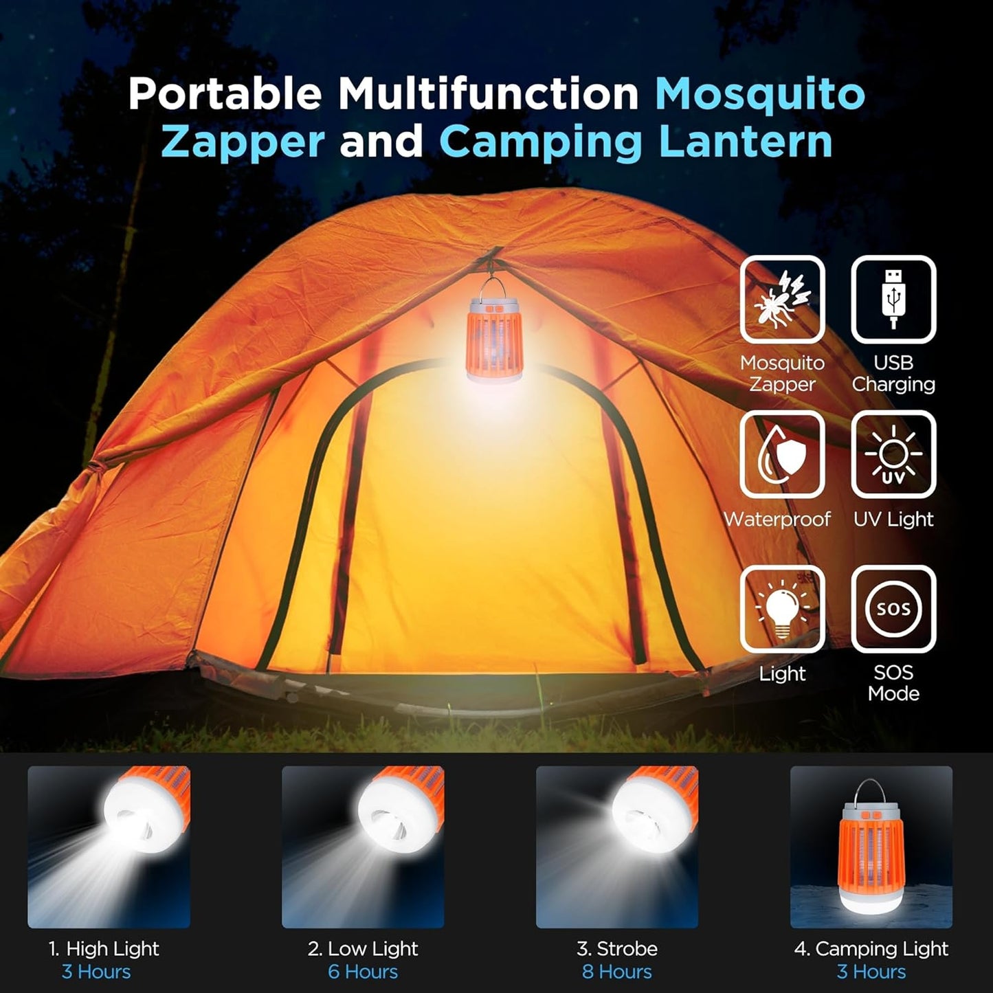 ZapGuard Mosquito & Bug Zapper 3 In 1