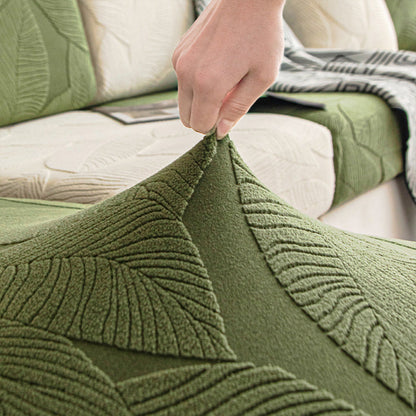 Leaf Waterproof Anti-Scratch Stretch Full Wrap Couch Cover