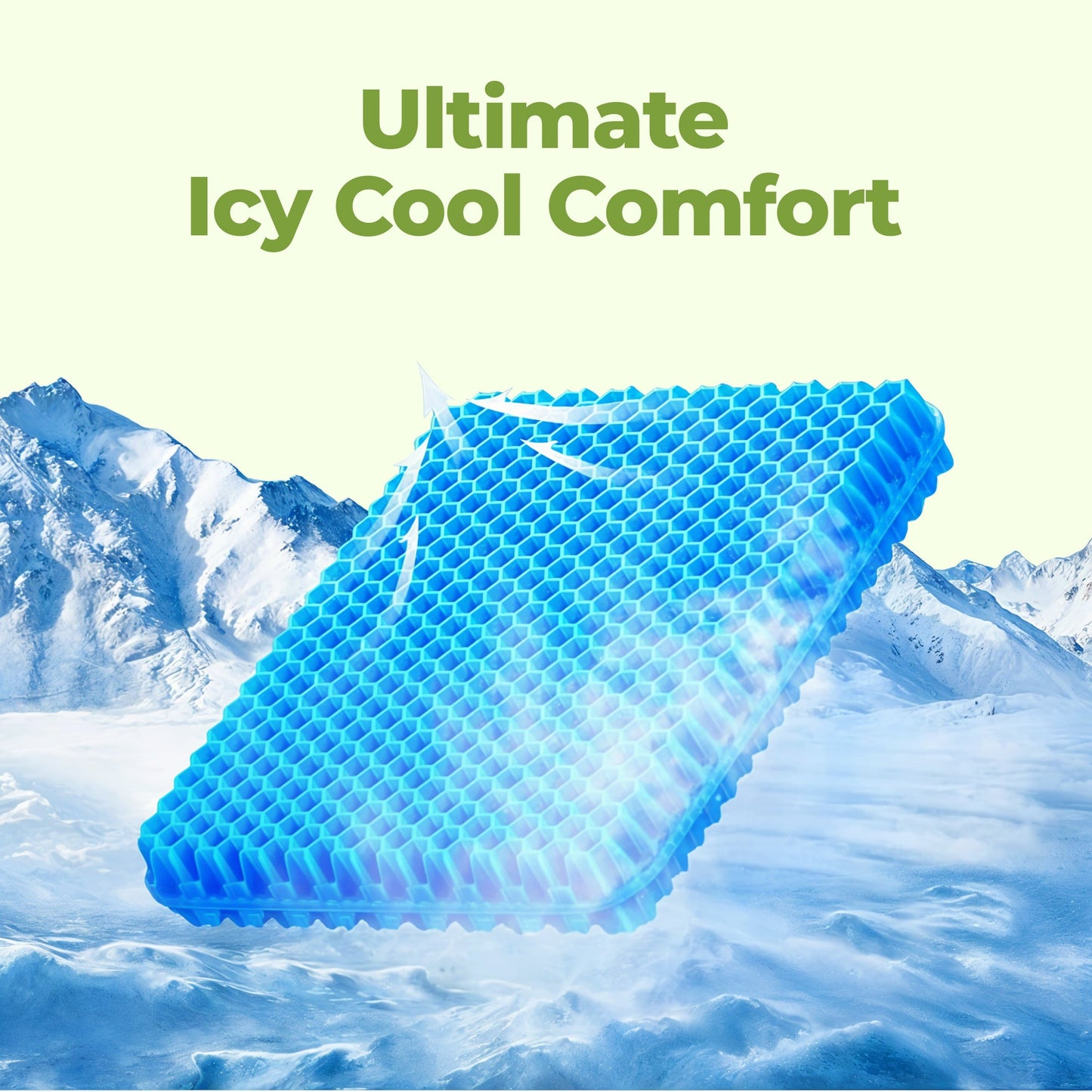 Honeycomb Gel Seat Cushion - Super Comfortable