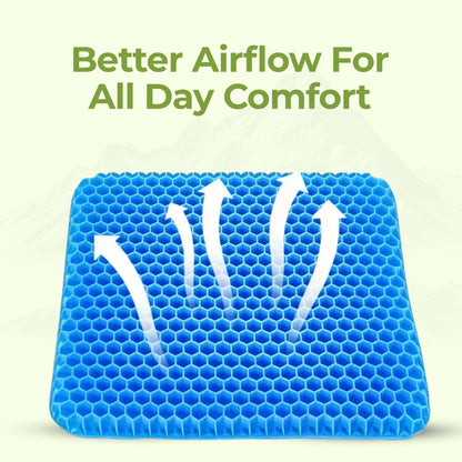 Honeycomb Gel Seat Cushion - Super Comfortable