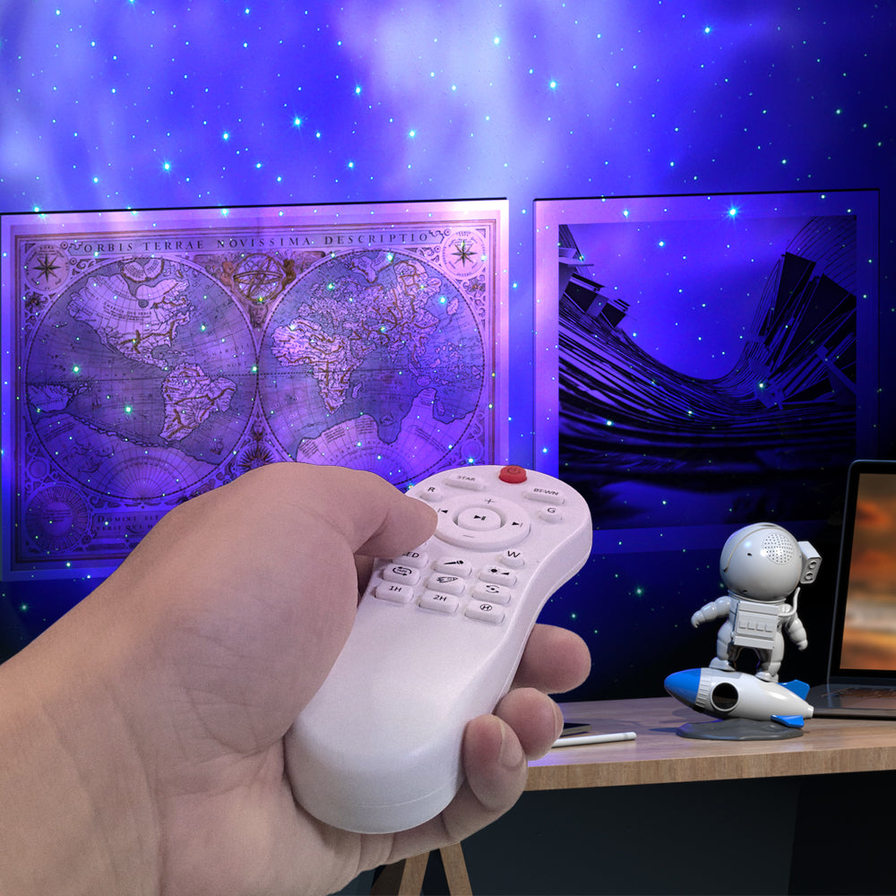 Astronaut Projection Galaxy Light - 13 HD Space Films