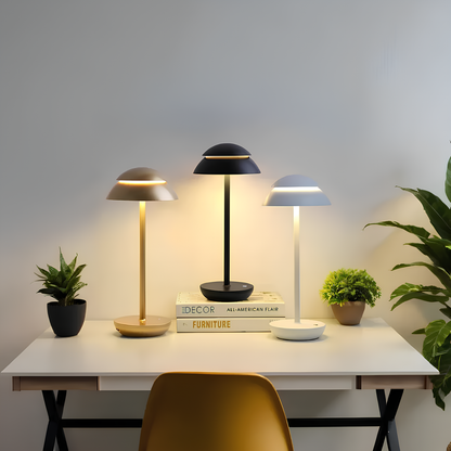 Luminous Prestige Table Lamp - Rechargeable LED, Nordic Minimalist