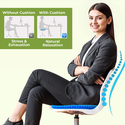 Honeycomb Gel Seat Cushion - Super Comfortable