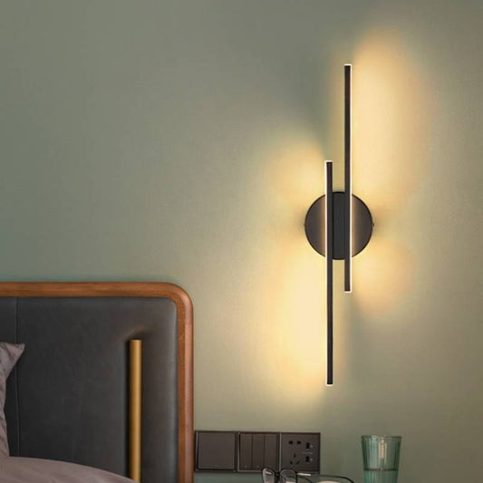 Harmony Ambience Sconce - Modern LED Bar & Disc, Dimmable