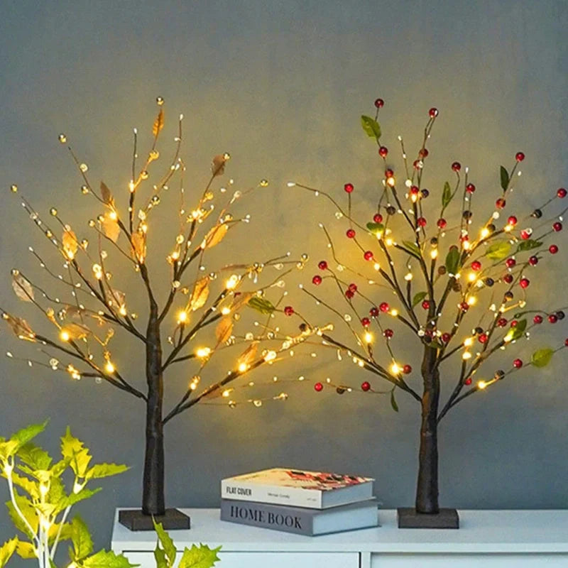 Spring Tree Light Lamp - LED Bonsai, Bendable Branches