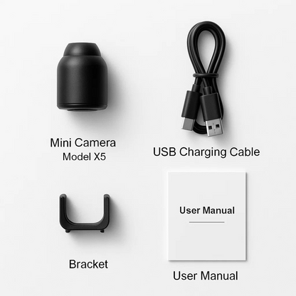 Tech Mini Wireless Hidden Camera and Audio - Tiny Surveillance