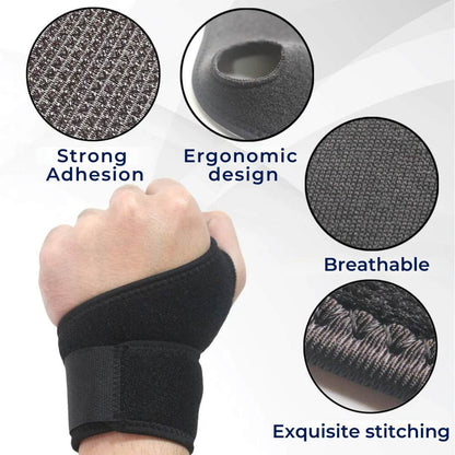 FlexiSupport Orthopedic Wrist Brace - Adjustable Fit