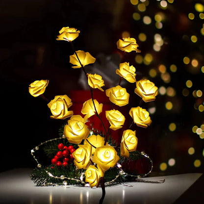 Lighted Flower Branches - LED Twig Lights, Warm White