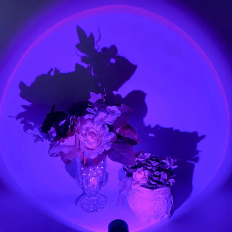 Sunset Projector - RGB Gradient Lamp, Adjustable Head